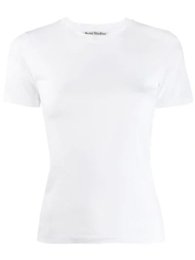 ACNE STUDIOS DORLA E BASE T-SHIRT - 白色