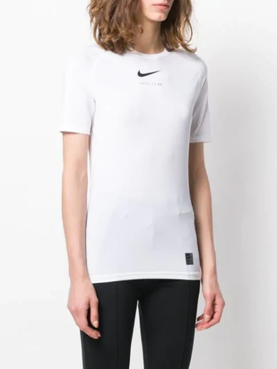 Shop Alyx X Nike Pro T-shirt In White