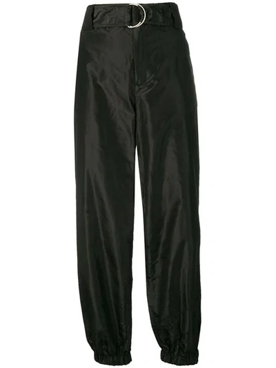 Shop Andrea Ya'aqov Cargo Trousers In Black