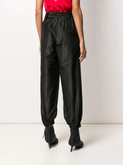 Shop Andrea Ya'aqov Cargo Trousers In Black