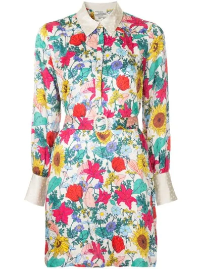 Shop Baum Und Pferdgarten National Blooms Print Dress In Multicolour