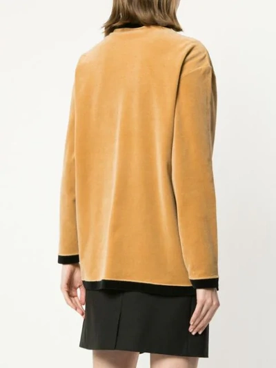 Pre-owned Fendi Long Sleeve Sweatshirt In Brown