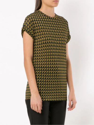 Shop Andrea Marques Printed T In Green