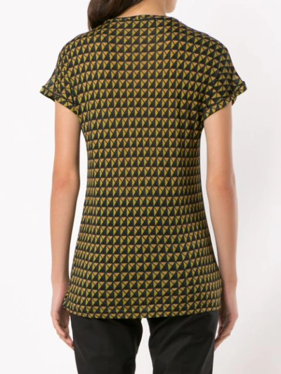 Shop Andrea Marques Printed T In Green