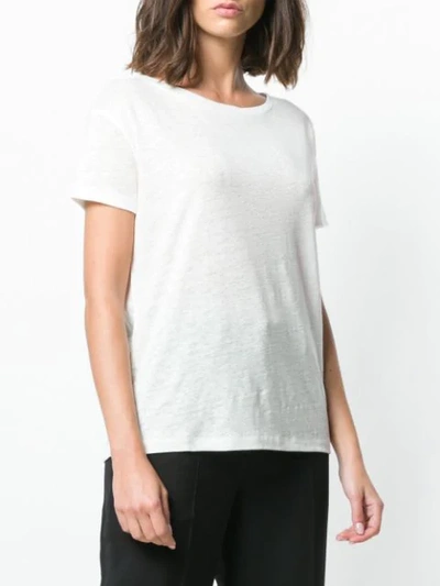 Shop Acne Studios Eldora Linen T-shirt In White