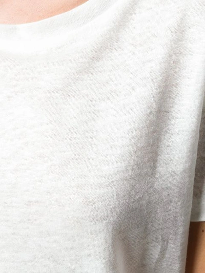 Shop Acne Studios Eldora Linen T-shirt In White