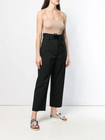 Shop 3.1 Phillip Lim / フィリップ リム Straight Leg Cropped Trousers In Black