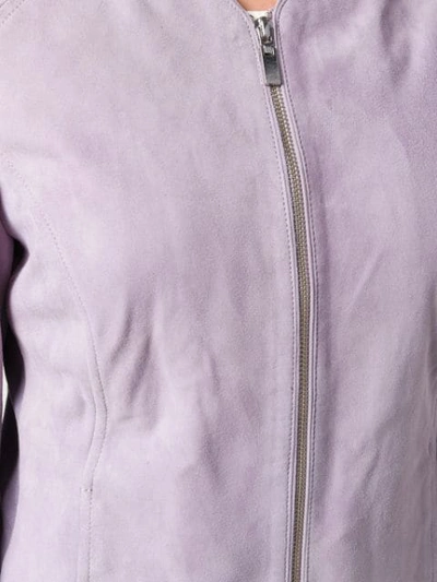 Shop Arma Zipped Jacket In Purple
