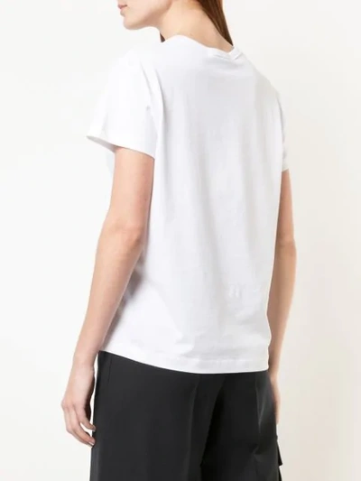 Shop Givenchy Chest Logo T-shirt In White