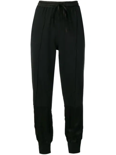 Shop Andrea Ya'aqov Skinny Fit Jogging Pants In Black