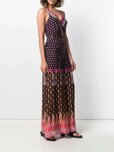 Shop Temperley London Gem Print Jumpsuit In Black