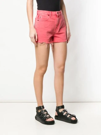 Shop Alexander Wang Frayed In Red