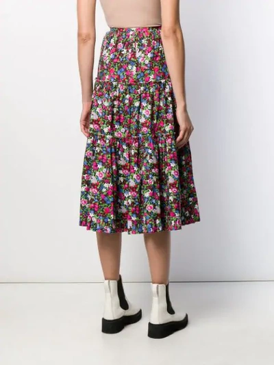 Shop Marc Jacobs Floral Print Skirt In Pink