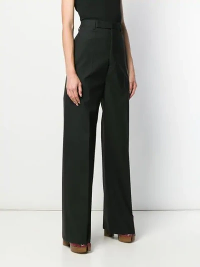 Shop Rick Owens Wide-leg Tailored Trousers In Black