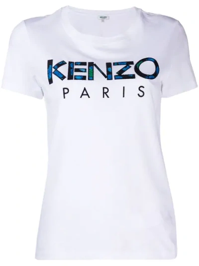 Shop Kenzo Logo T In 01 White