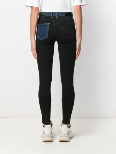 Shop Diesel Black Gold Super Skinny Jeans In Reform Denim In Black