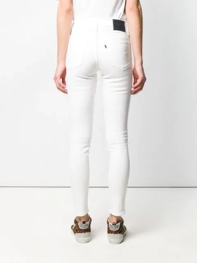 LEVI'S: MADE & CRAFTED 721 HIGH-RISE SKINNY JEANS - 白色
