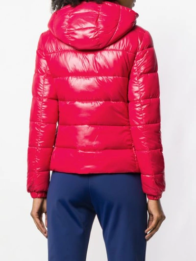 Shop Save The Duck Puffer Jacket In Red