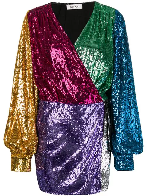 attico sequin dress