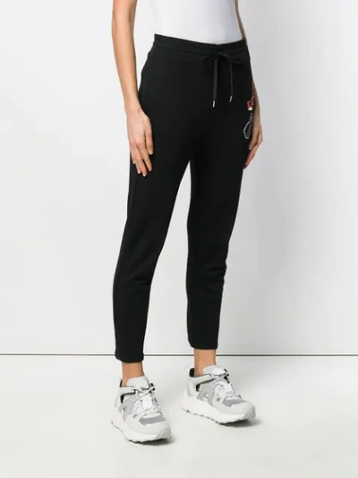Shop Mcq By Alexander Mcqueen Branded Tracksuit Trousers In Black
