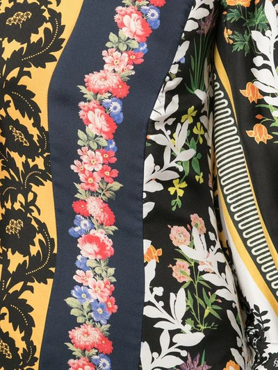 Shop Oscar De La Renta Floral Print Maxi Dress In Multicolour