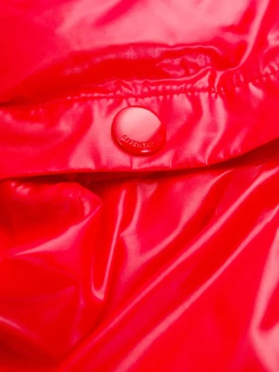 Shop Givenchy Padded Rain Jacket In Red