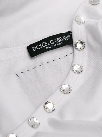 Shop Dolce & Gabbana I Love The Love Tank Top In White