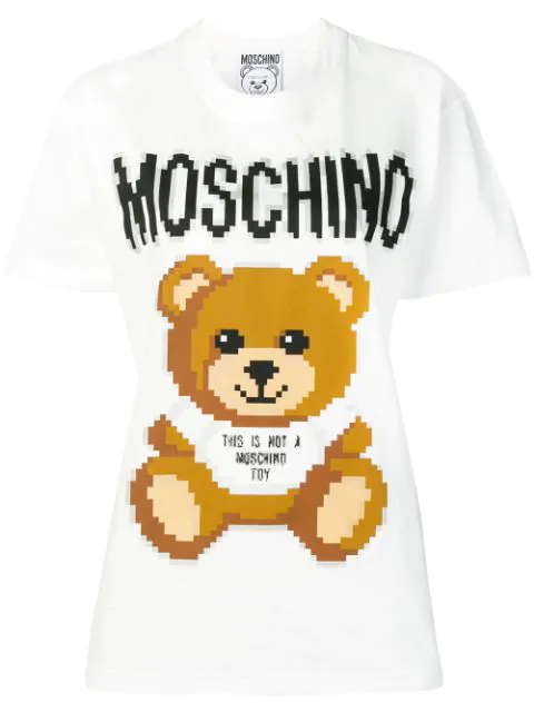 moschino bear t shirt women's
