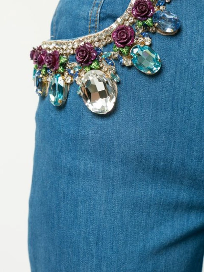 Shop Dolce & Gabbana Crystal In Blue
