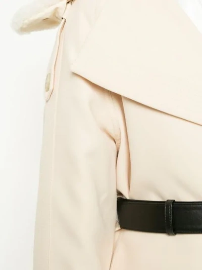 belted short coat