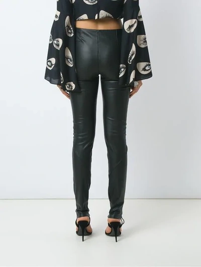 Shop Adriana Degreas High-rise Skinny-fit Leggings In Black