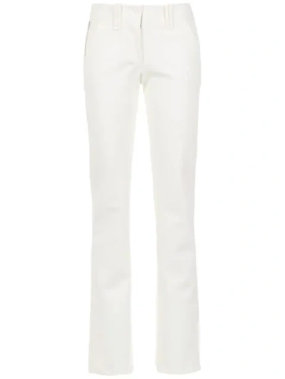 Shop Gloria Coelho Straight Pants In White