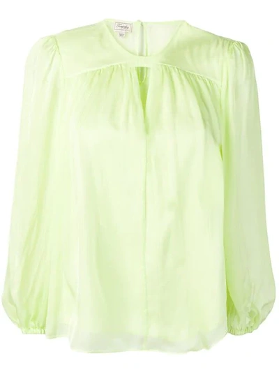 Shop Temperley London Lullaby Blouse In Green