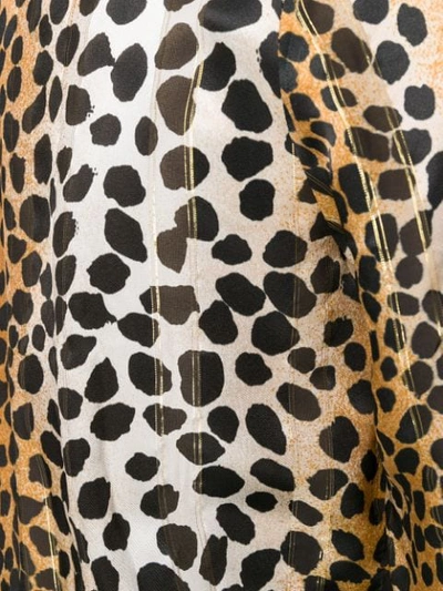 Shop Rixo London Avril Leopard Print Top In Brown