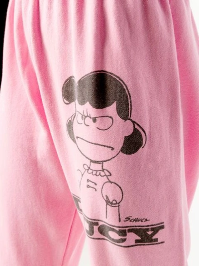 Shop Marc Jacobs X Peanuts® Lucy Track Pants In Pink