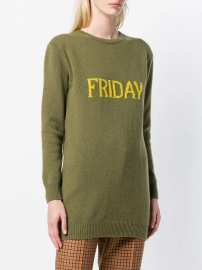 Shop Alberta Ferretti Friday Jumper In Green