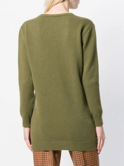 Shop Alberta Ferretti Friday Jumper In Green