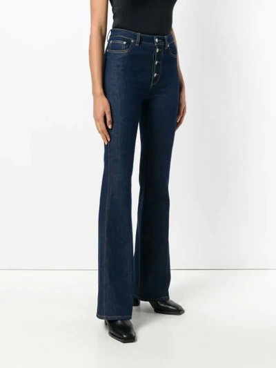 Shop Sonia Rykiel High Waisted Flared Jeans In Blue