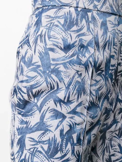 Shop Atu Body Couture Flared Rhytm Trousers In Blue