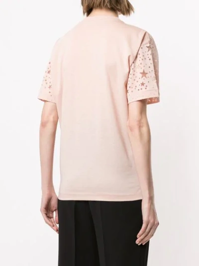 Shop Stella Mccartney Star T-shirt In Pink