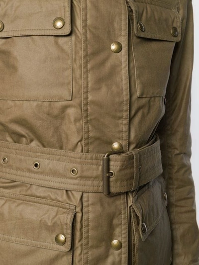 Shop Belstaff Military Jacket In Green