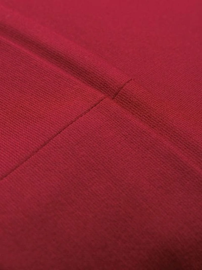 SARA BATTAGLIA TURTLENECK JUMPER DRESS - 红色