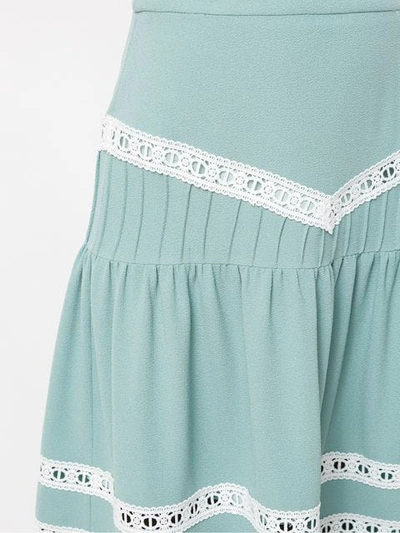 Shop Martha Medeiros Maxi Skirt In Verdeherbal