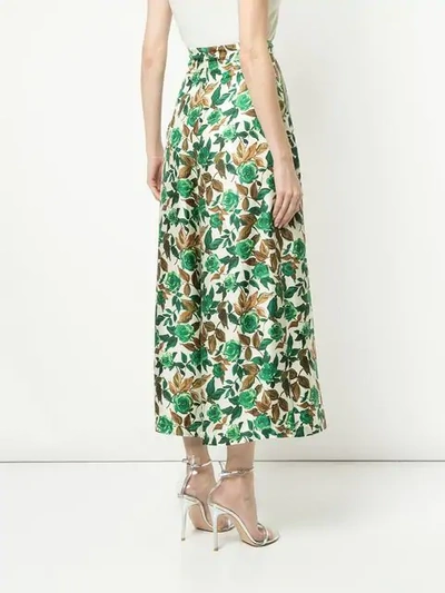 Shop Rachel Comey Floral-print Trousers In Multicolour