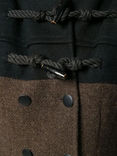 Pre-owned Jean Paul Gaultier Vintage Hooded Double-breasted Coat In Brown