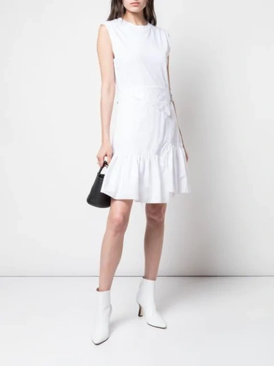 Shop 3.1 Phillip Lim / フィリップ リム 3.1 Phillip Lim Asymmetric Belted Dress - White