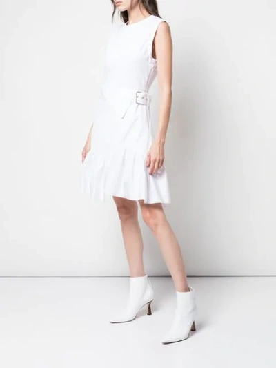 Shop 3.1 Phillip Lim / フィリップ リム 3.1 Phillip Lim Asymmetric Belted Dress - White