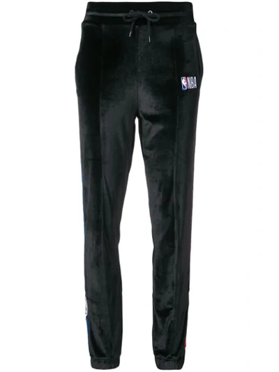 Shop Marcelo Burlon County Of Milan Marcelo Burlon X Nba Track Trousers In Black