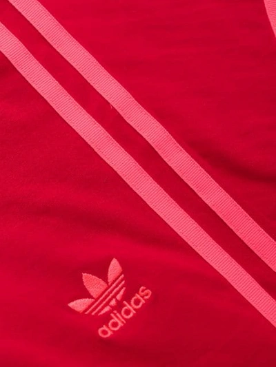 Shop Adidas Originals Trefoil Leggings In Red