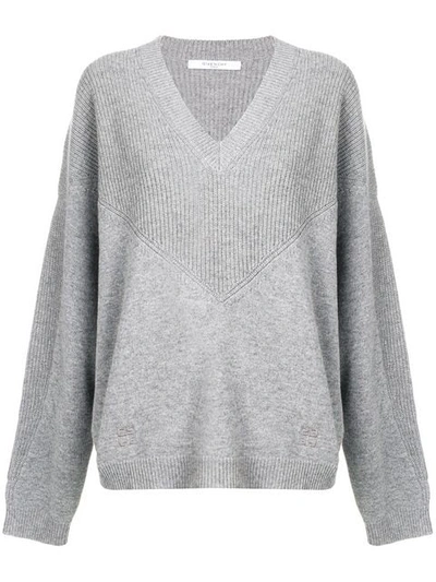Shop Givenchy Cashmere Sweater In Grey
